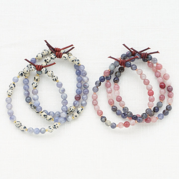 1437 Mini Bracelet - Sunstone Iolite | I Love You Forever Secret Code Bracelet