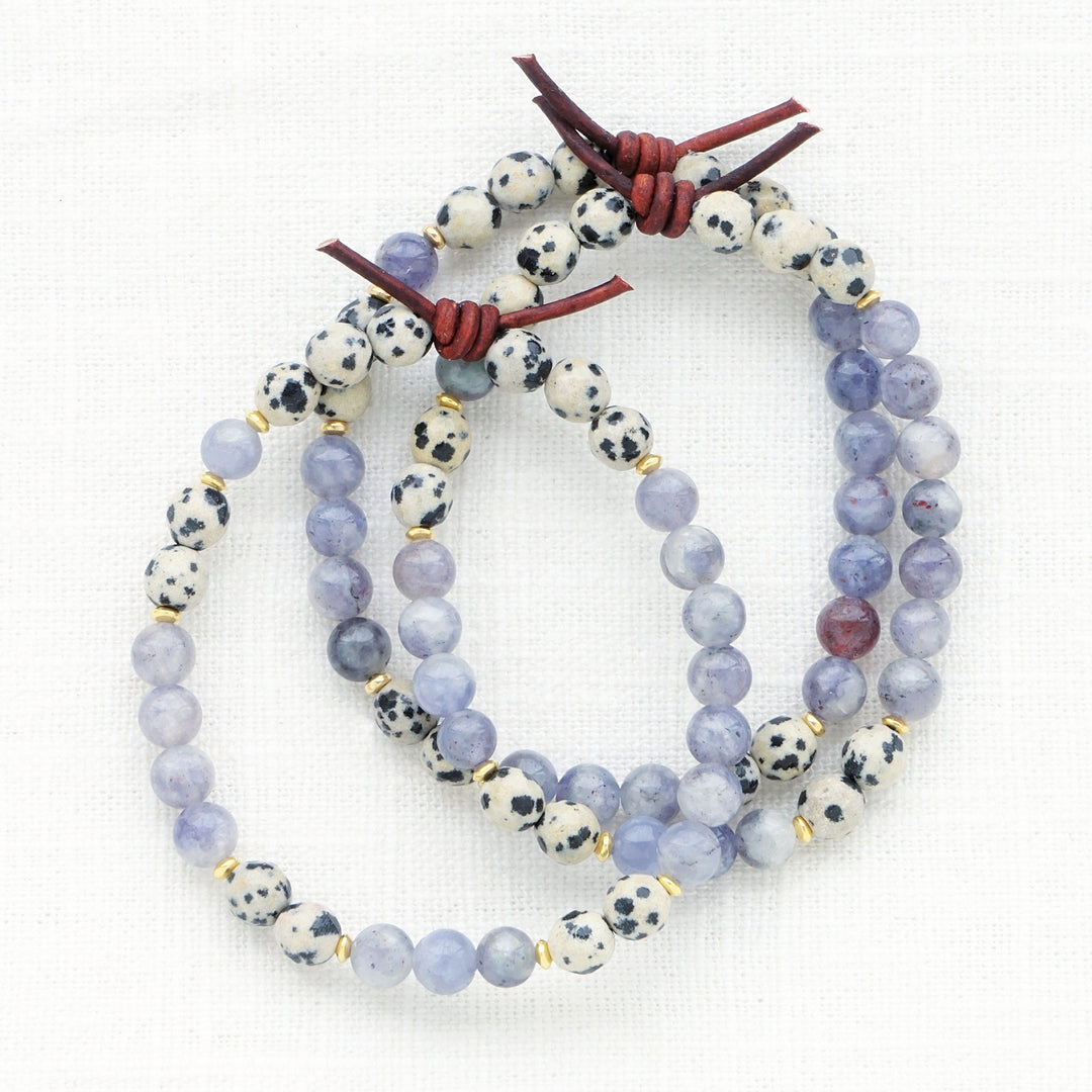 1437 Mini Bracelet - Sunstone Iolite | I Love You Forever Secret Code Bracelet