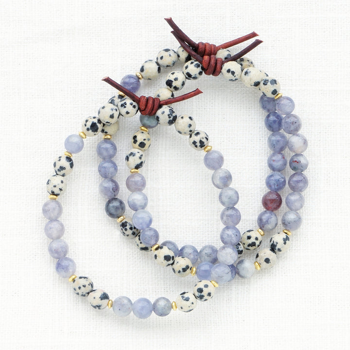 1437 Mini Bracelet - Sunstone Iolite | I Love You Forever Secret Code Bracelet
