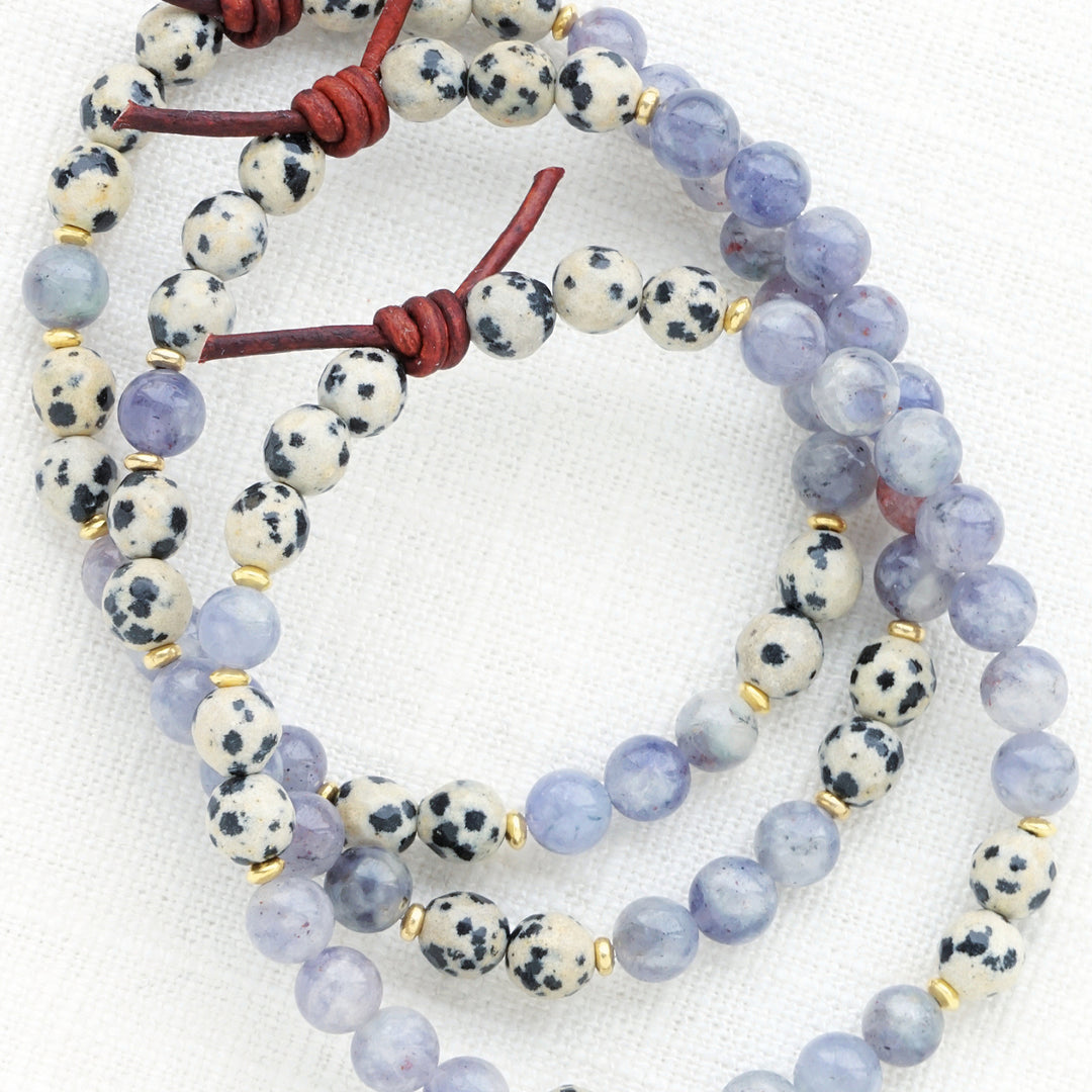 1437 Mini Bracelet - Sunstone Iolite | I Love You Forever Secret Code Bracelet