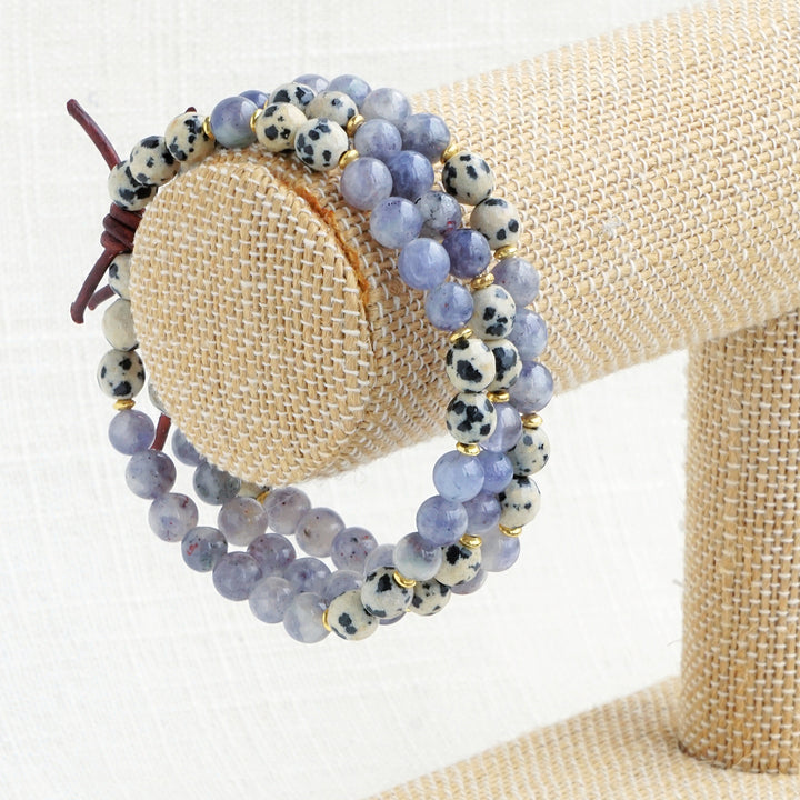1437 Mini Bracelet - Sunstone Iolite | I Love You Forever Secret Code Bracelet