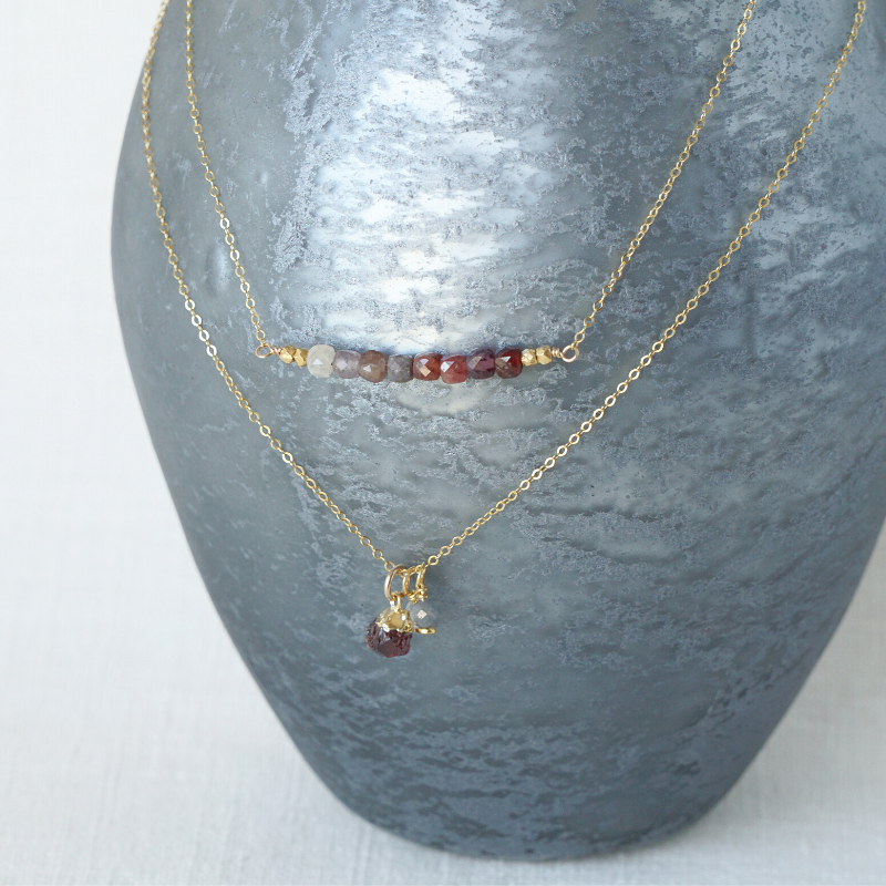 Rainbow Spinel Cube Necklace | 2023 Holiday Exclusive
