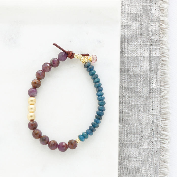 Ruby & Apatite Charm Bracelet | 2023 Holiday Exclusive