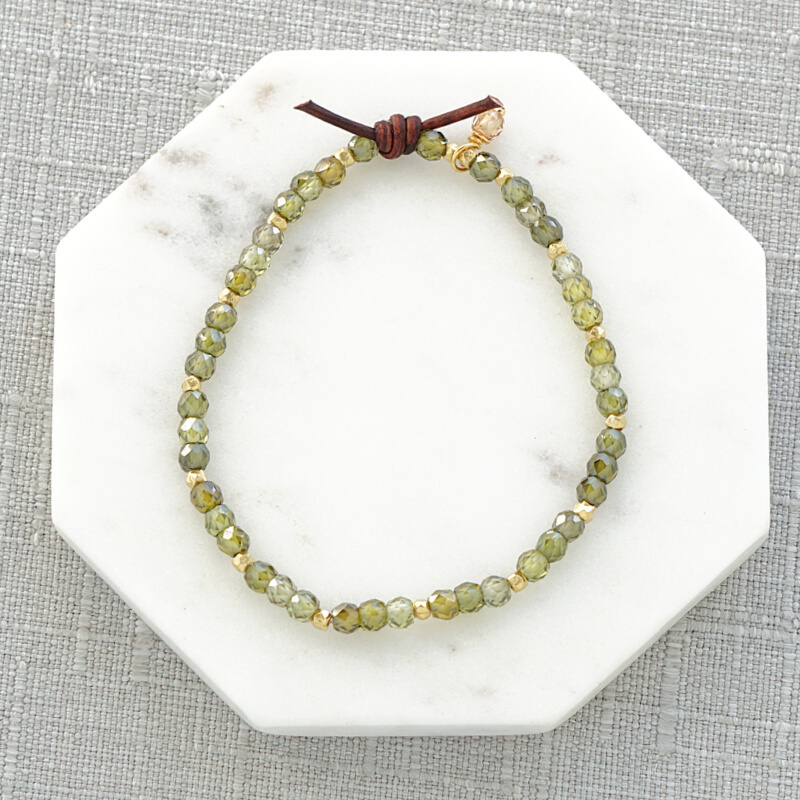 Olive Zircon Mini Bracelet | 2023 Holiday Exclusive