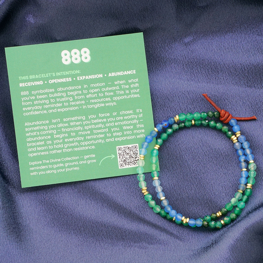 888 Double Wrap Bracelet | The Divine Collection