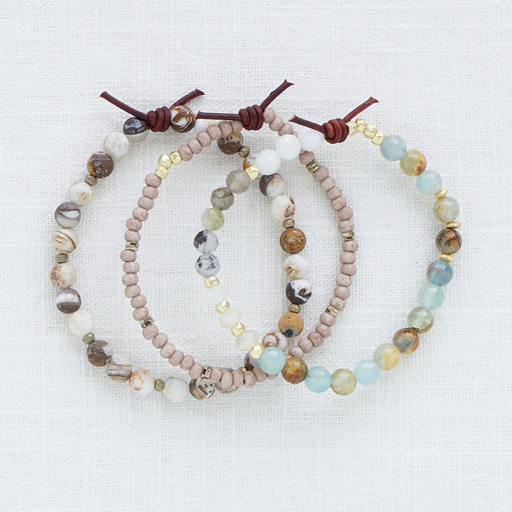 Confidence Looks Good On You Stack | Set of 3 Bracelets