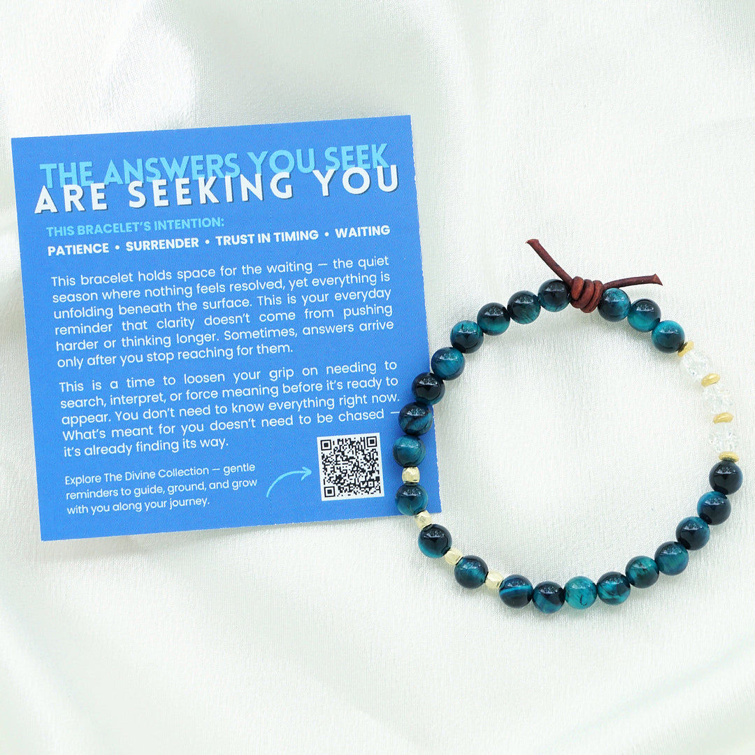 The Answers You Seek Are Seeking You Mini Bracelet | The Divine Collection