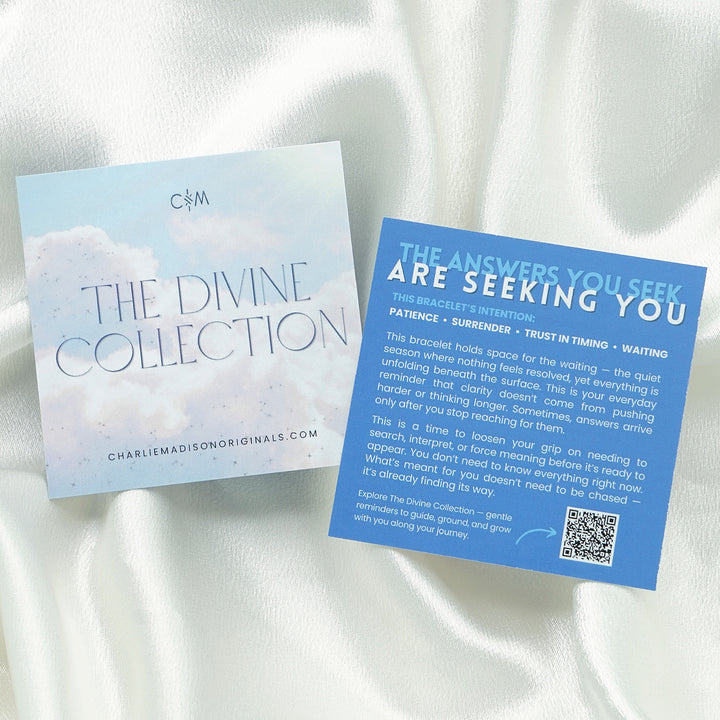 The Answers You Seek Are Seeking You Mini Bracelet | The Divine Collection