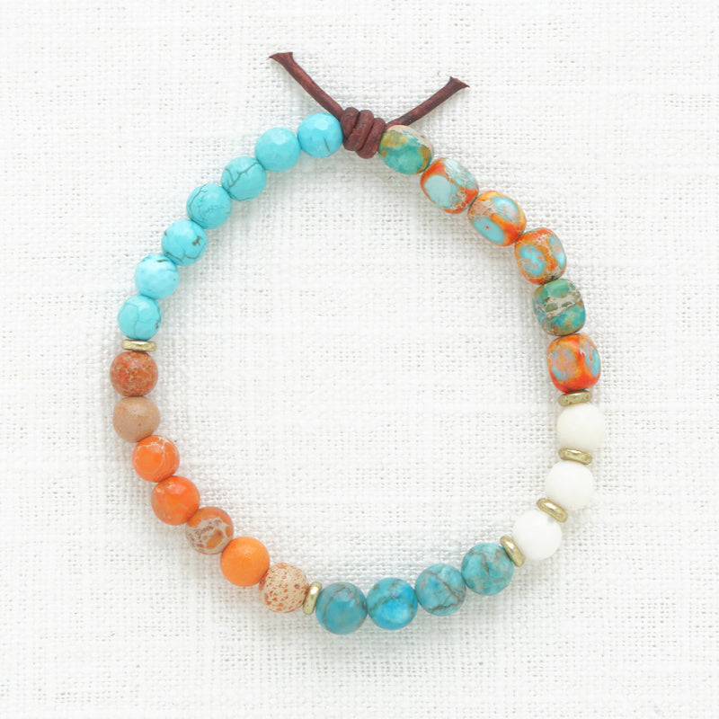 Harmony (August 2024 Mini of the Month) | Impression Jasper, Magnesite, and Coral