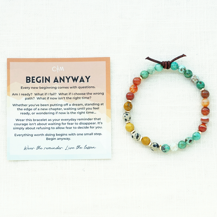 Begin Anyway Mini Bracelet | Charliemadison Labs