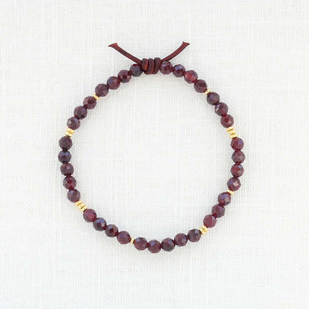Birthstone Tiny Stacker Bracelet