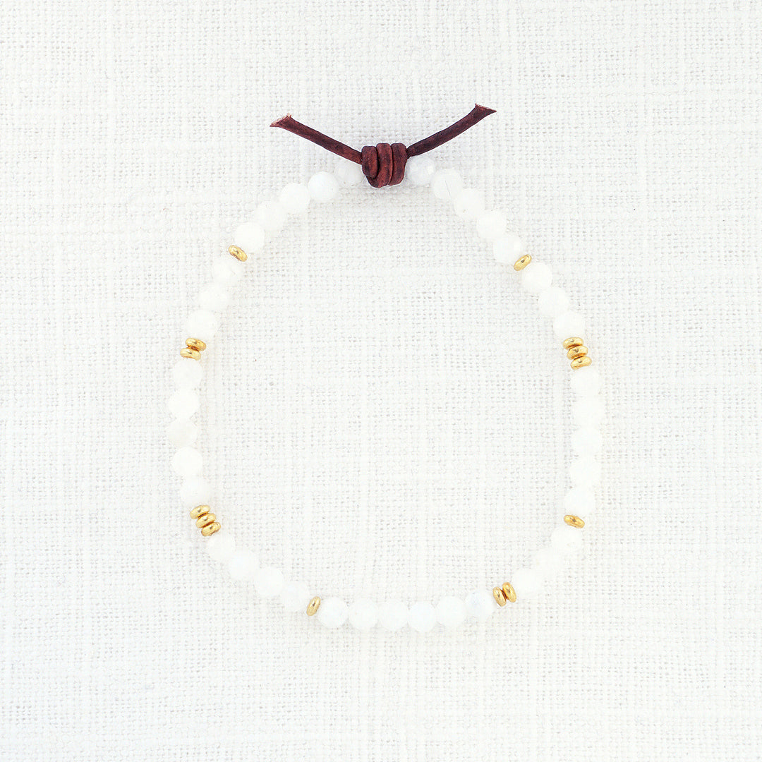 Birthstone Tiny Stacker Bracelet