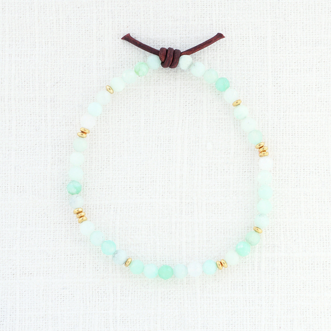 Birthstone Tiny Stacker Bracelet