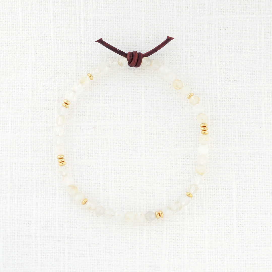 Birthstone Tiny Stacker Bracelet