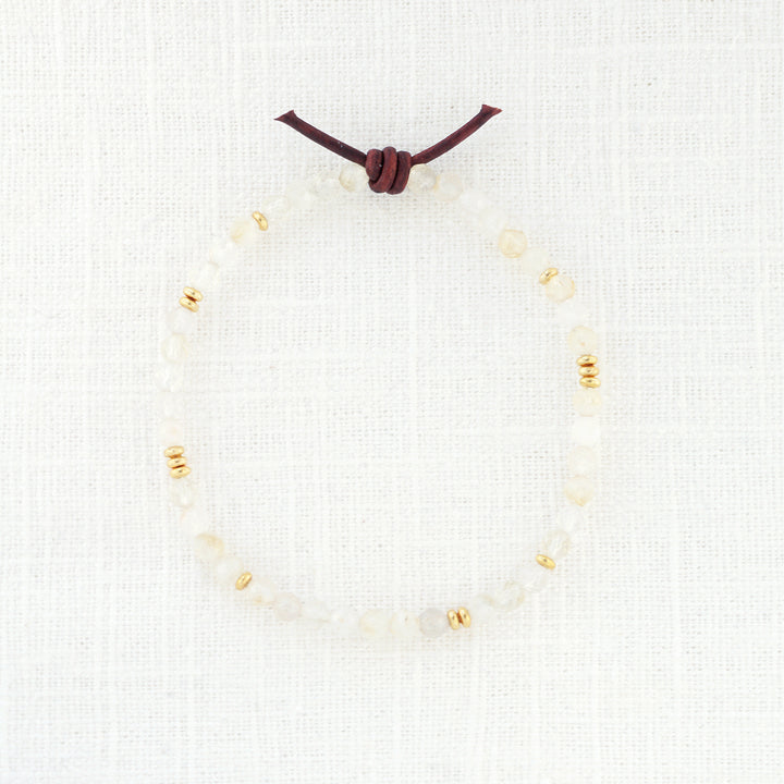 Birthstone Tiny Stacker Bracelet
