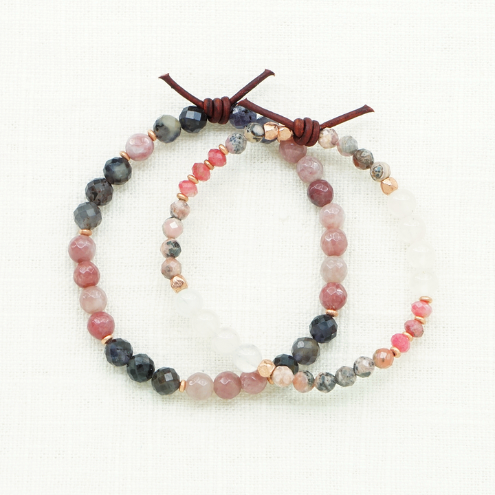 A Stack For Someone You Carry With You | Set of Two Bracelets