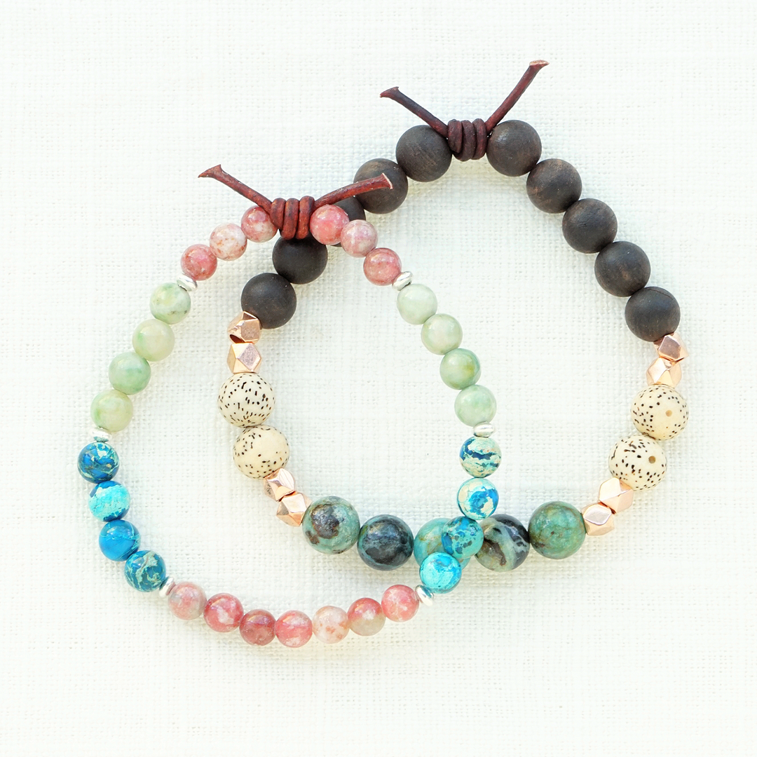 A Stack For The Woman Still Fighting | Set of Two Bracelets