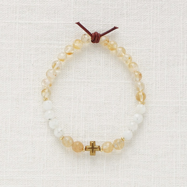 Faith Over Fear Bracelet - Gold | A Mini Meaningful Bracelet