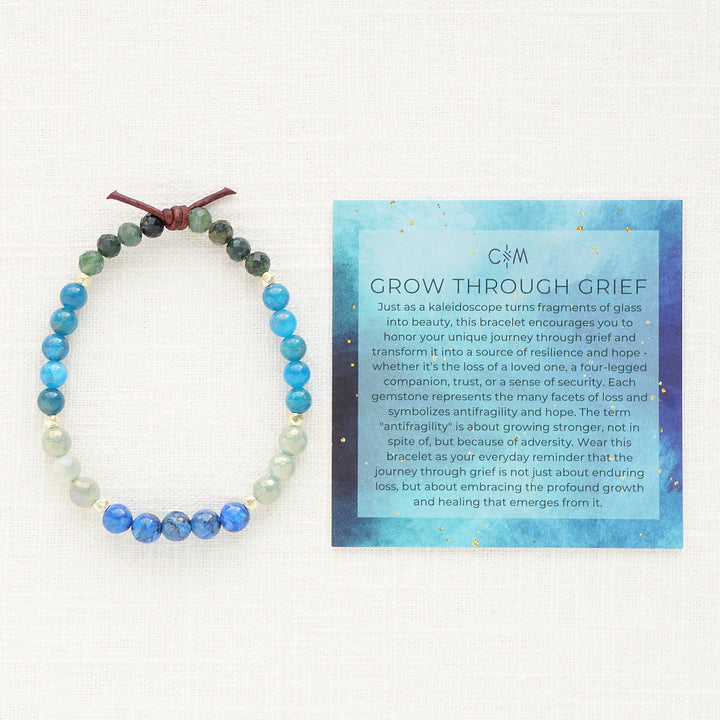 Grow Through Grief Mini Bracelet | A Military Spouse Collaboration