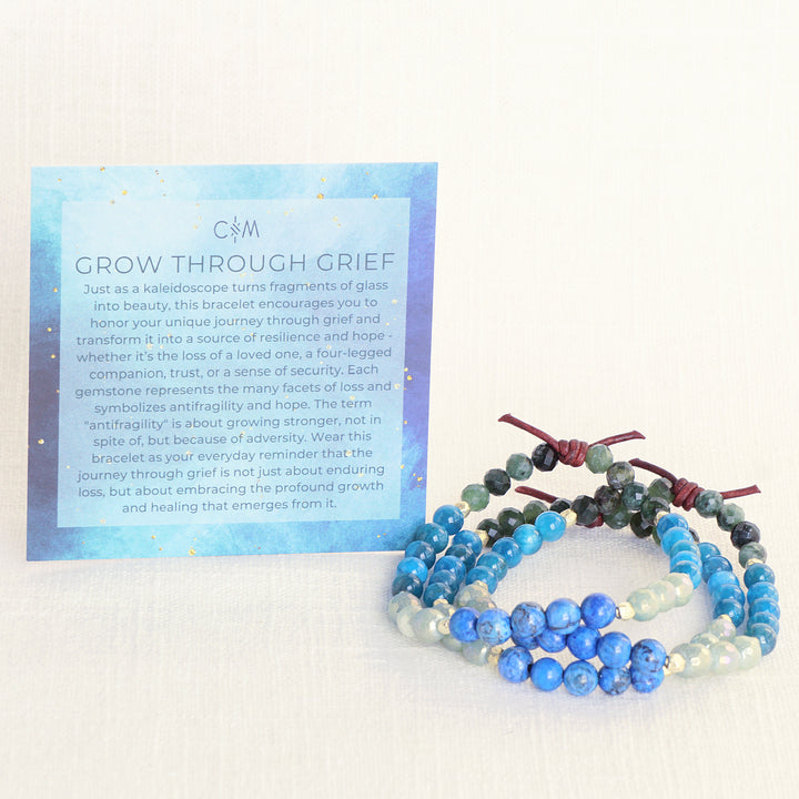 Grow Through Grief Mini Bracelet | A Military Spouse Collaboration