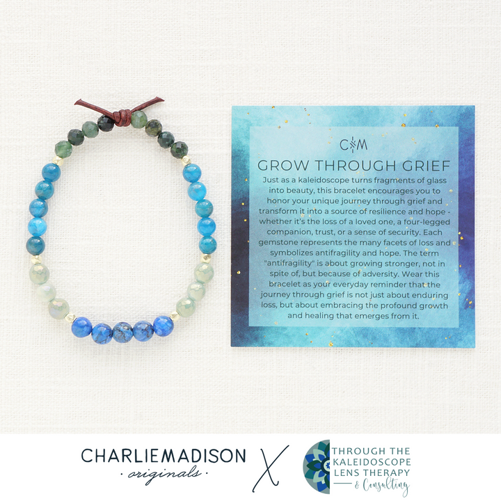 Grow Through Grief Mini Bracelet | A Military Spouse Collaboration