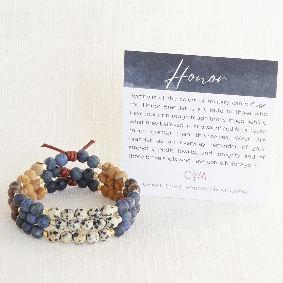 Honor Mini Bracelet - Blue | A Military Tribute Bracelet