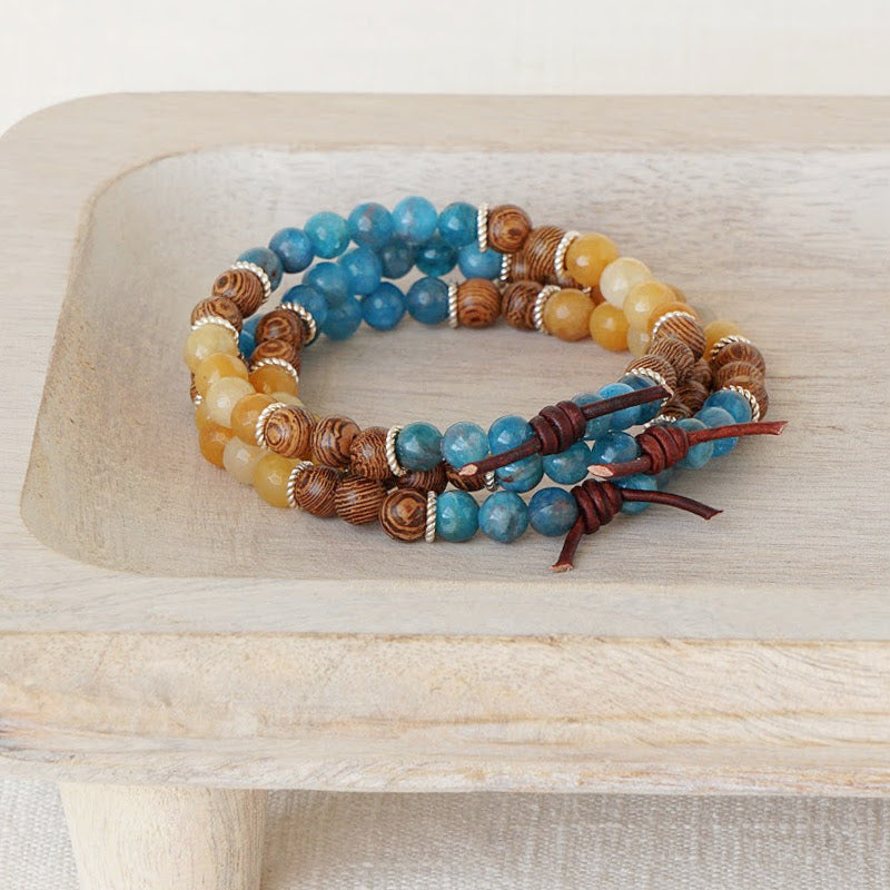 Inspire Up Bracelet Stack of 3, Collaboration with Inspire Up Foundation, Essential Oil Jewelry, Wood Diffuser Jewelry, Aromatherapy Jewelry, Essential Oils, Military Spouse Jewelry, Military Jewelry, Inspiration, Empowerment, Passions