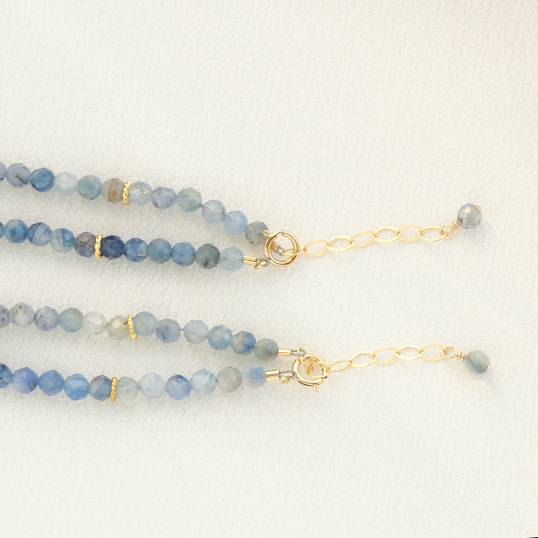 Blue Kyanite & Gold Holiday Necklace | 2024 Holiday Exclusive