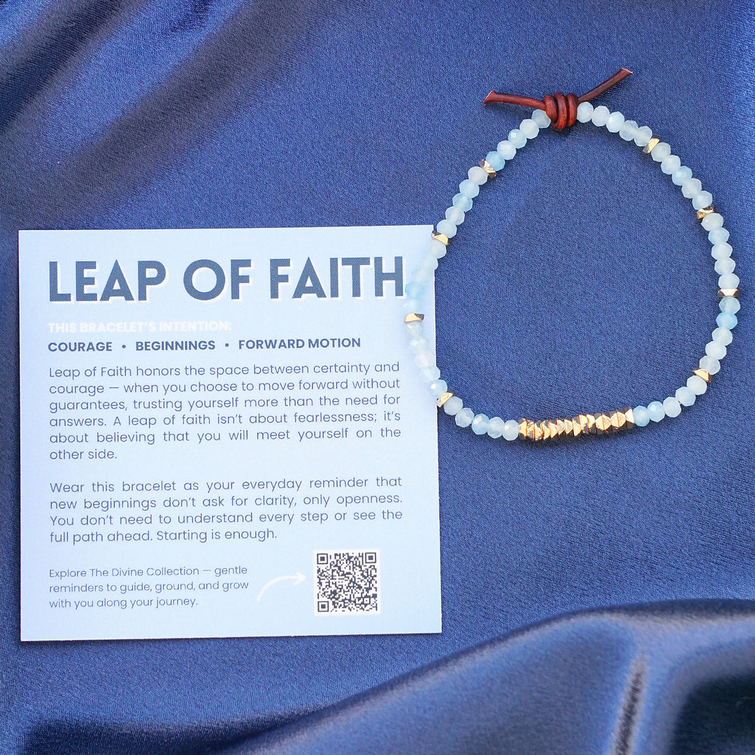 Leap of Faith Tiny Stacker Bracelet | The Divine Collection