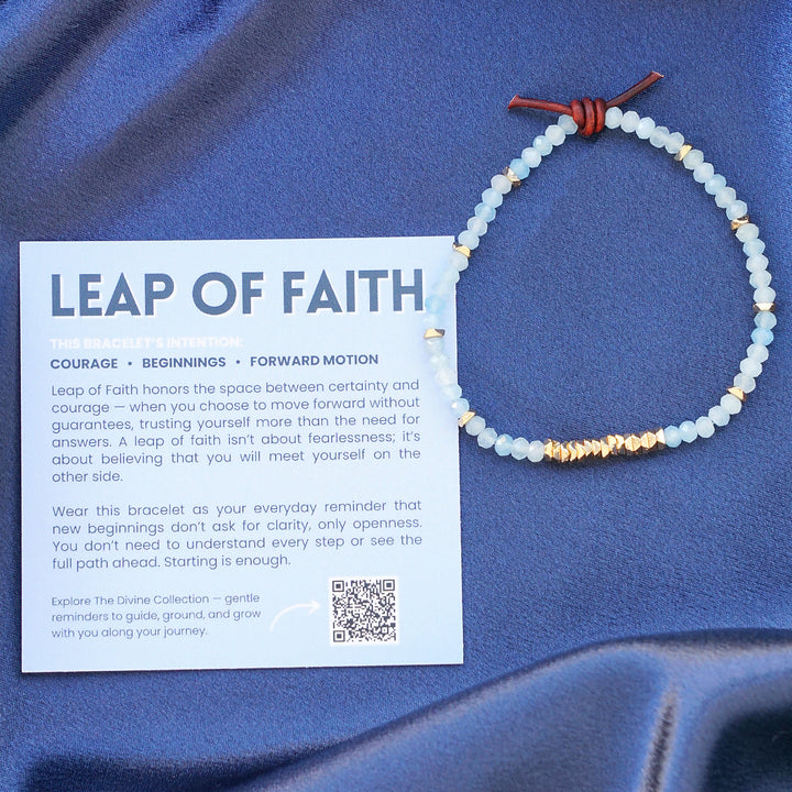 Leap of Faith Tiny Stacker Bracelet | The Divine Collection