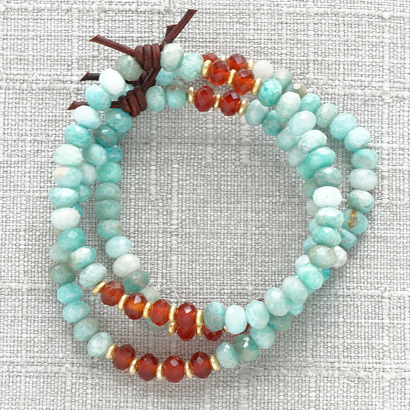Little Notes of Love Mini Bracelet - Amazonite | Giftable Jewelry