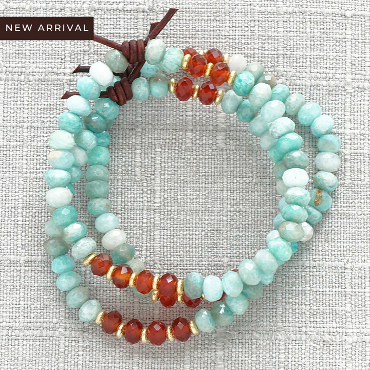Little Notes of Love Mini Bracelet - Amazonite | Giftable Jewelry