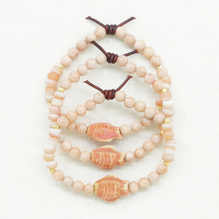 Lucky Catch Mini Bracelet - Peach | Summer 2026 Collection