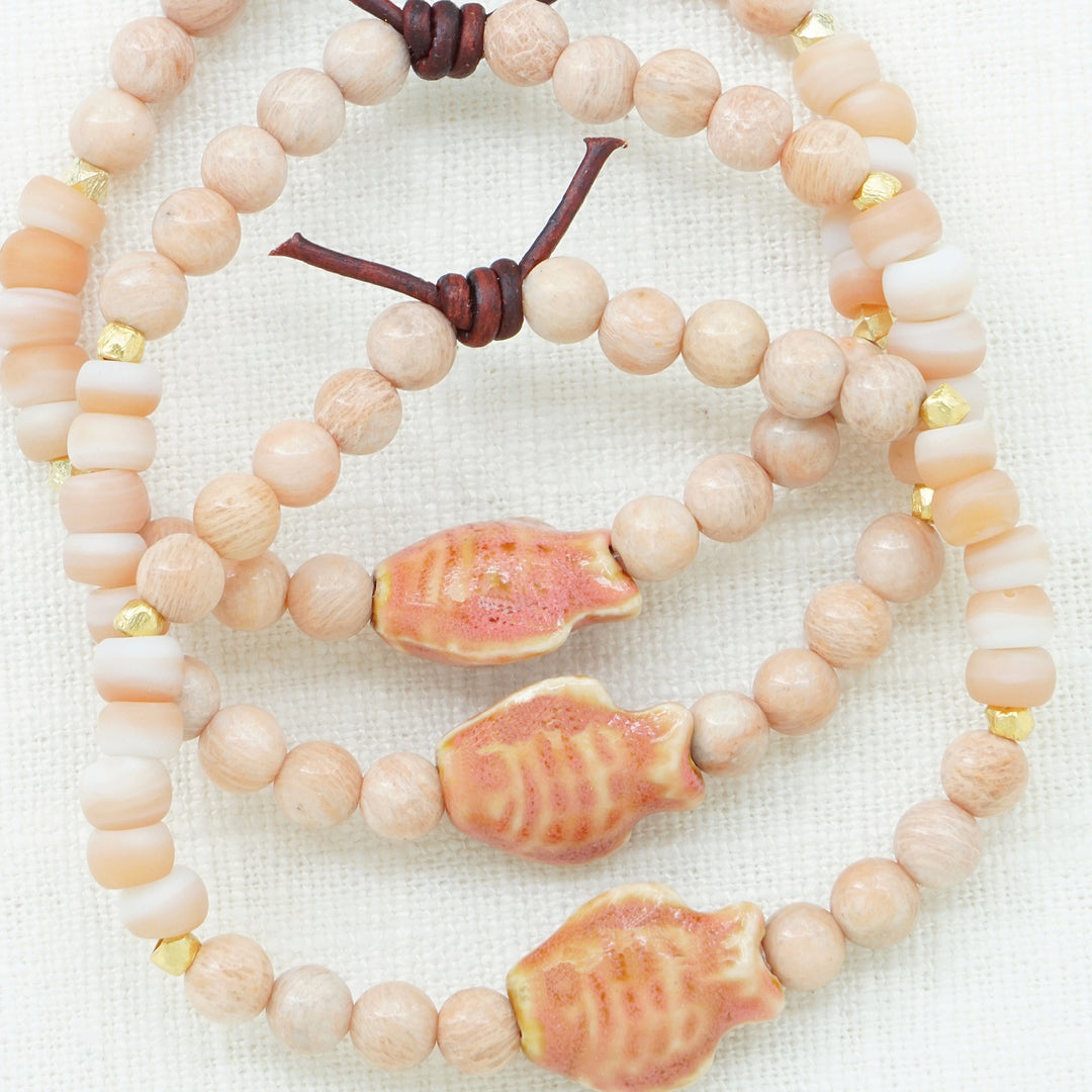 Lucky Catch Mini Bracelet - Peach | Summer 2026 Collection
