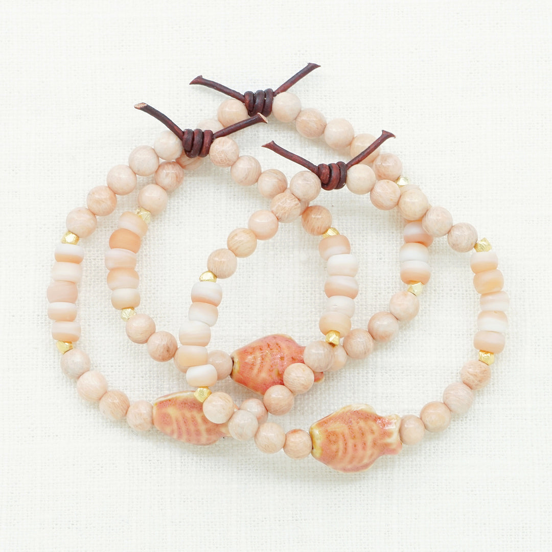 Lucky Catch Mini Bracelet - Peach | Summer 2026 Collection