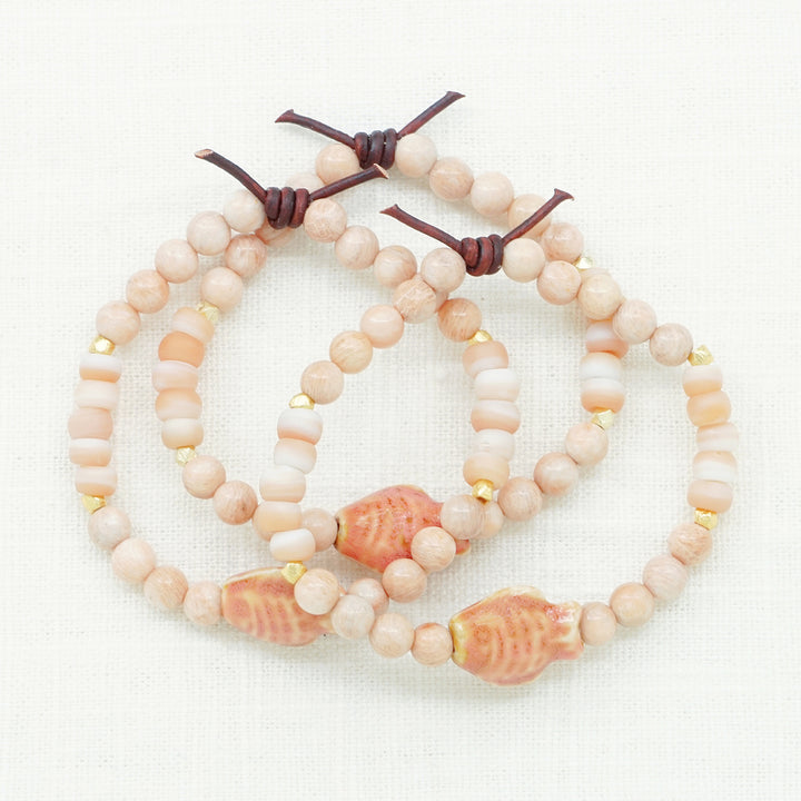 Lucky Catch Mini Bracelet - Peach | Summer 2026 Collection