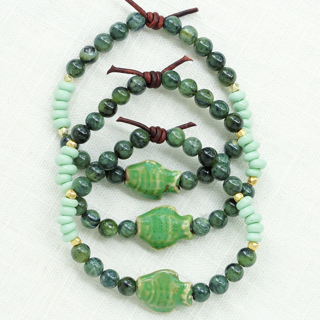 Lucky Catch Mini Bracelet - Green | Summer 2026 Collection