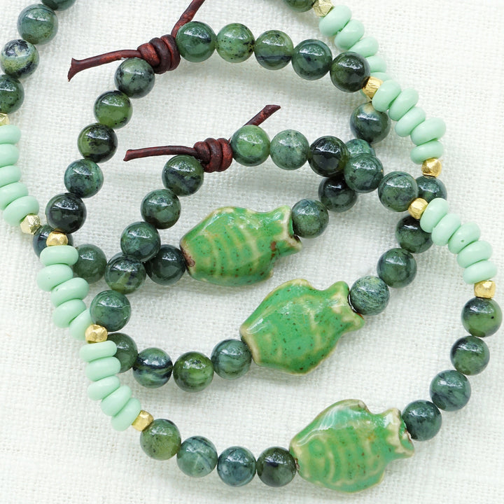 Lucky Catch Mini Bracelet - Green | Summer 2026 Collection