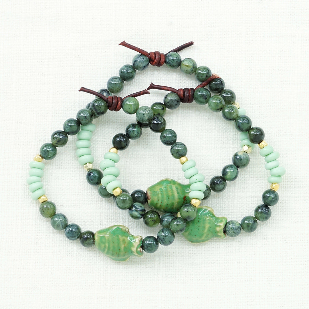 Lucky Catch Mini Bracelet - Green | Summer 2026 Collection
