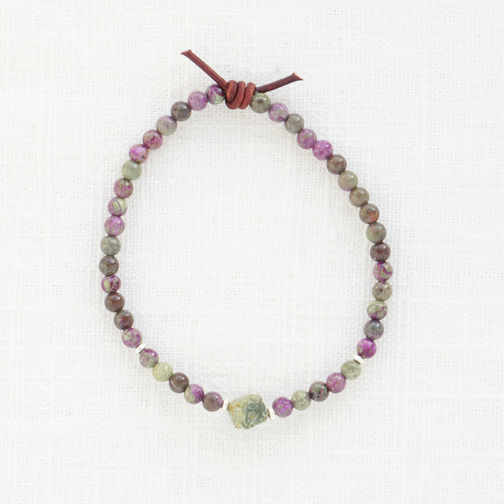 Stichtite & Rhyolite Tiny Bracelet | March 2025 Stacker of the Month