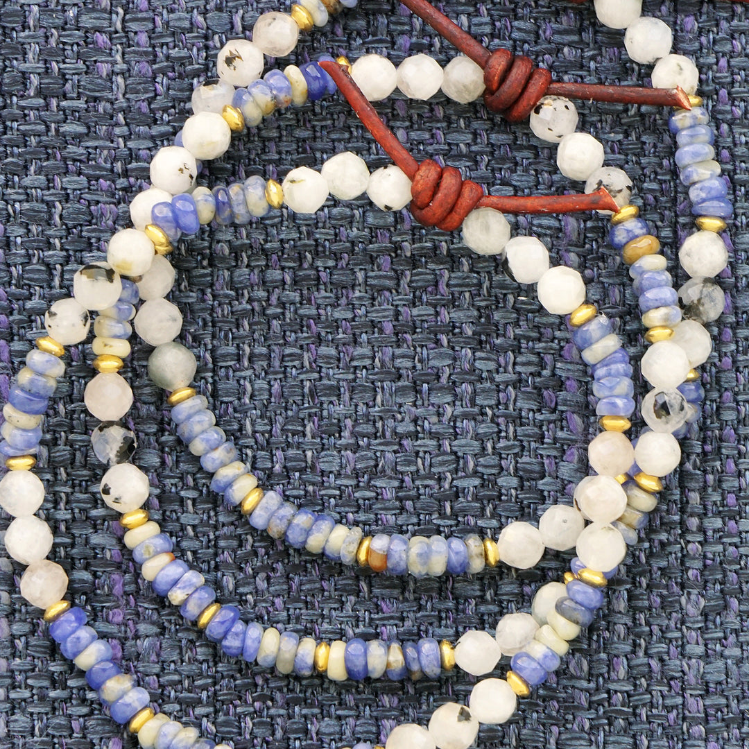 Sodalite & Moonstone Tiny Stacker | May 2026 Stacker Of The Month