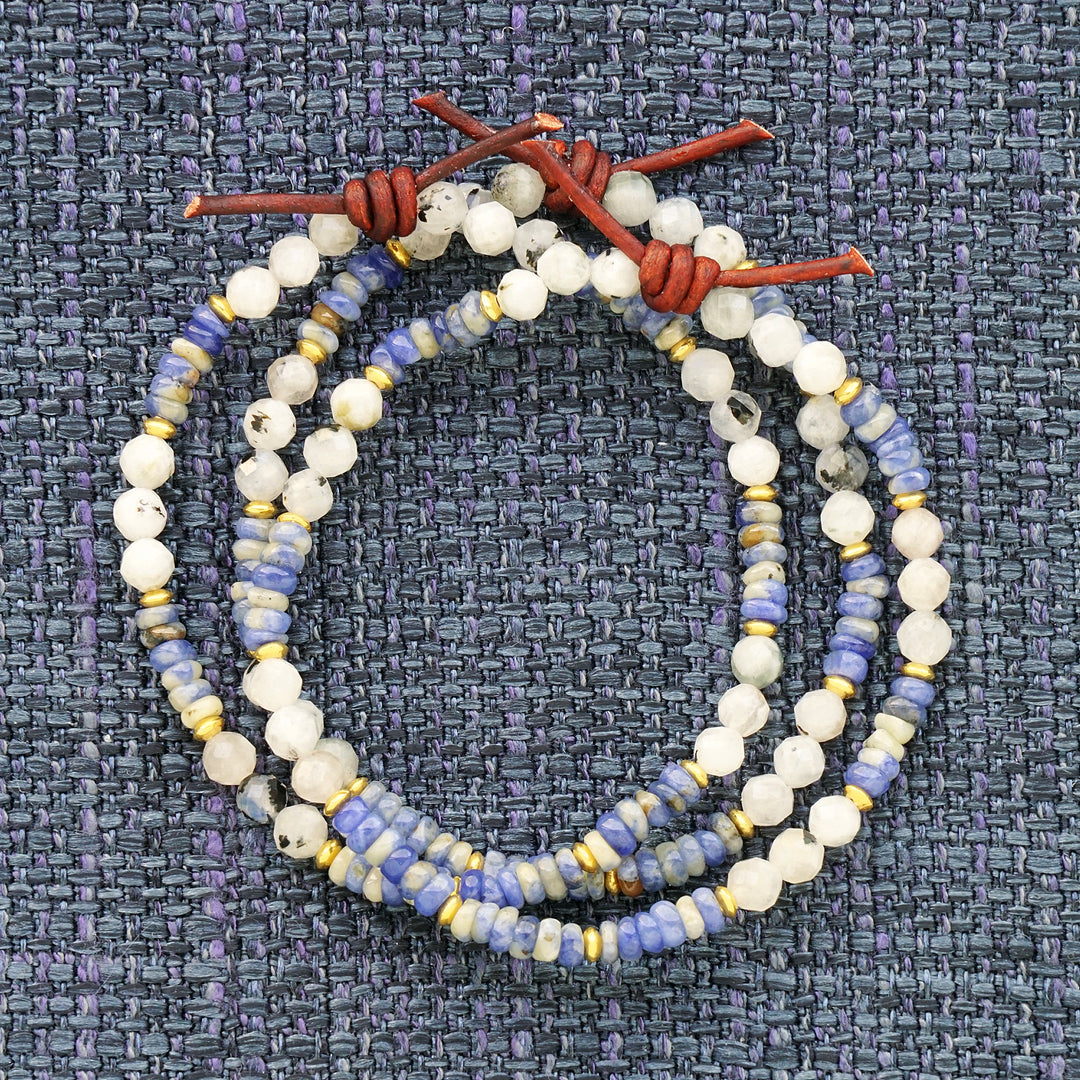 Sodalite & Moonstone Tiny Stacker | May 2026 Stacker Of The Month