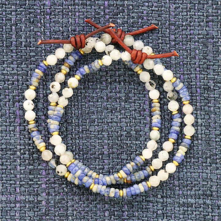 Sodalite & Moonstone Tiny Stacker | May 2026 Stacker Of The Month