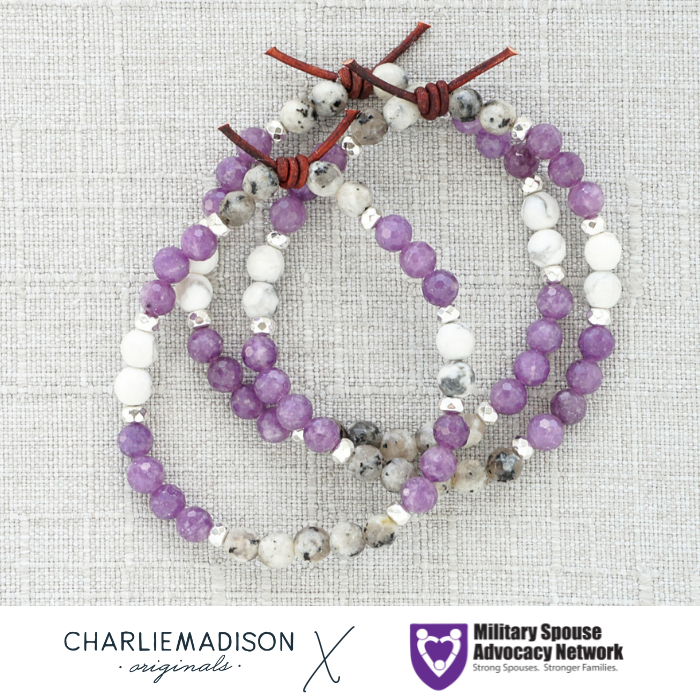 The Mentors & Leaders Within Us Mini Bracelet | Military Spouse Advocacy Network Collaboration