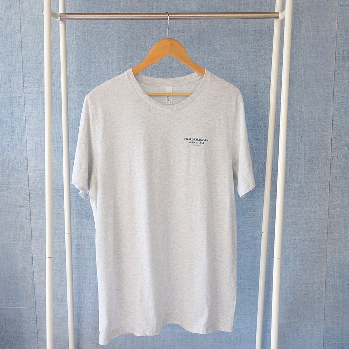 Charliemadison Everyday Reminders & Logo T Shirt | Ash