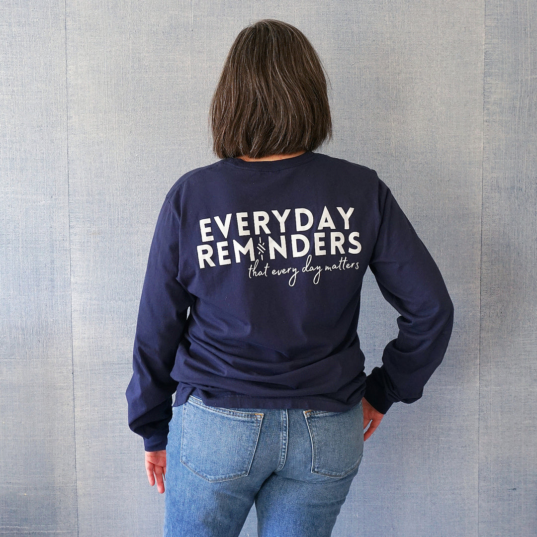 Charliemadison Long Sleeve T Shirt | Navy