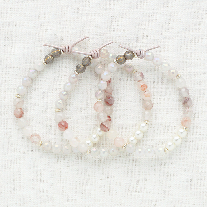 Unconditional Love (October 2024 Mini of the Month) | Rose Quartz, Glass Pearls, and Hematoid Quartz