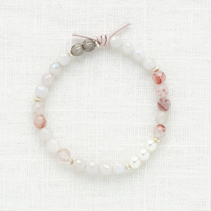 Unconditional Love (October 2024 Mini of the Month) | Rose Quartz, Glass Pearls, and Hematoid Quartz