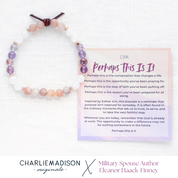 Perhaps This Is It Mini Bracelet | A Military Spouse Collaboration