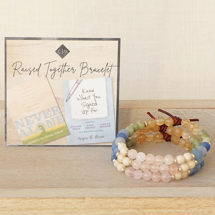 Raised Together Mini Bracelet | A Collaboration with Military Spouses, Megan B. Brown & Jessica Manfre